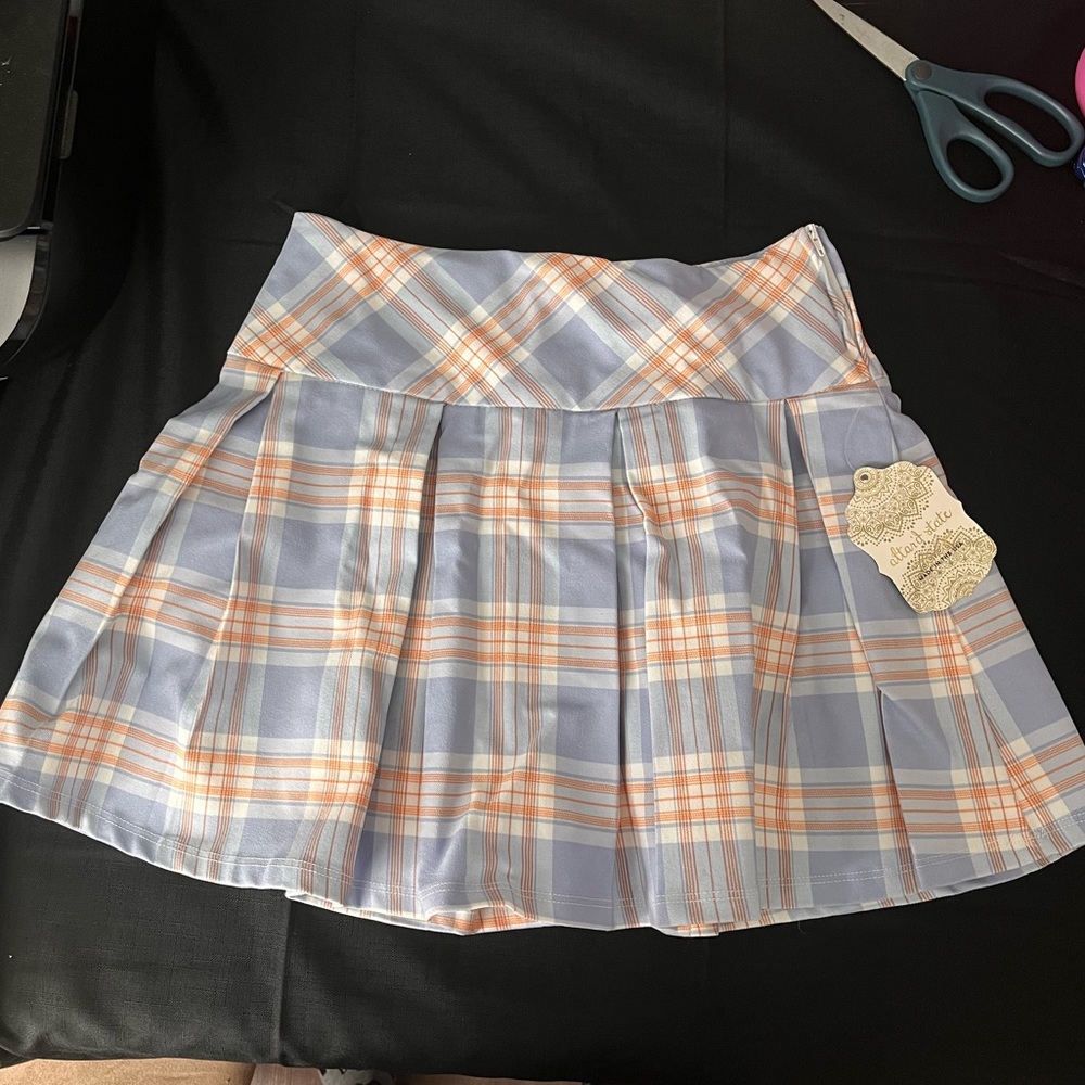 Altard State Pleated Plaid Skirt